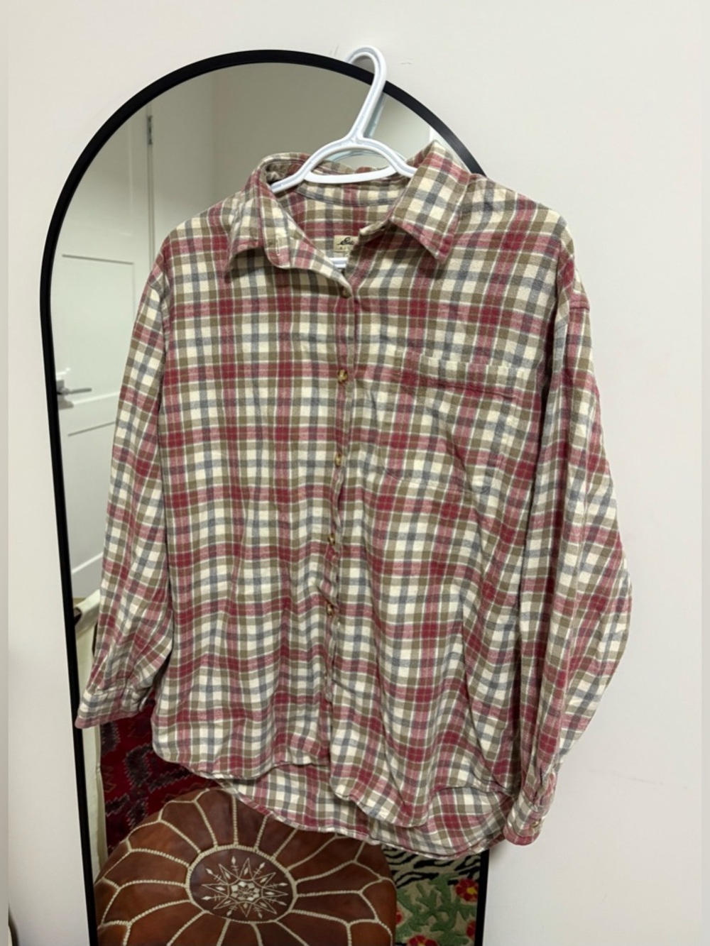 Women’s Eddie Bauer Vintage Flannel 100% Cotton Size Large